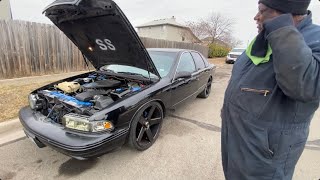 Chevy Lt1 Oil Adapter And Cooler are Leaking On “Big Za” 1995 Impala SS