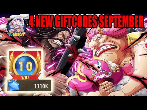 Rise Of Nika & 4 New Giftcodes September – One Piece RPG Free V10 & SS Android iOS