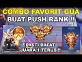 COMBO FAVORIT GUA BUAT PUSH RANK !! PASTI DAPAT JUARA 1 TERUS !! COMBO MAGIC CHESS TERKUAT 2024