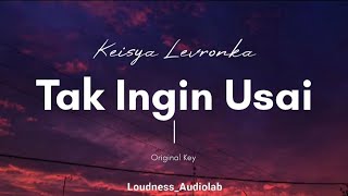 Tak Ingin Usai - Keisya Lavronka (Karaoke with lyrics - Original key)