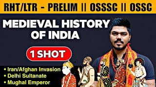 Mediaeval History One Shot 🔥 || Iran/Afghan Invasion || Delhi Sultanate || Mughal Emperor || RHT LTR