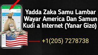 Yadda Zaka Samu Lambar Wayar America Dan Samun Kudi a Internet (Yanar Gizo)