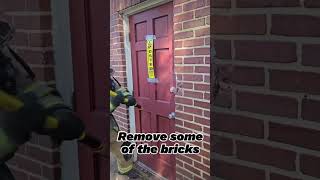 Firefighter Forcible Entry. #firefighting #firefighter #trainingvideo #fireman #advice