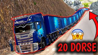 DÜNYANIN EN UZUN TIRI | 20 DORSE TREN OLDUM  ETS2