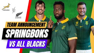Springboks Team vs All Blacks | Rugby World Cup Final