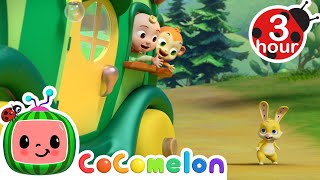 Wheels on the Bus - Fantasy Animals | Cocomelon - Nursery Rhymes | Fun Cartoons For Kids | Moonbug