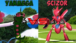 Pokemon battle revolution - Yanmega vs Scizor