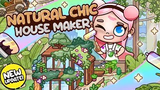 NEW NATURAL CHIC HOUSE UPDATE🏡🪵🎀 || *VOICED🔊* || AVATAR WORLD