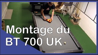 Montage du billard BT 700 UK de Geologic