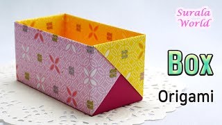 3 colored Paper Box DIY, Easy Origami Box