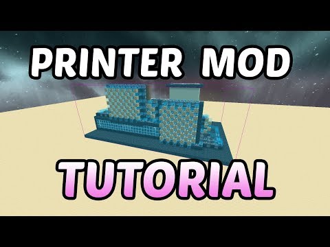 Schematica Printer Mod TUTORIAL - How to Auto Build Faster in Minecraft Schematica Printer Mod TUTORIAL - How to Auto Build Faster in Minecraft