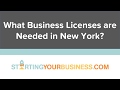 What Business Licenses are Needed in New York - Starting a Business in New York