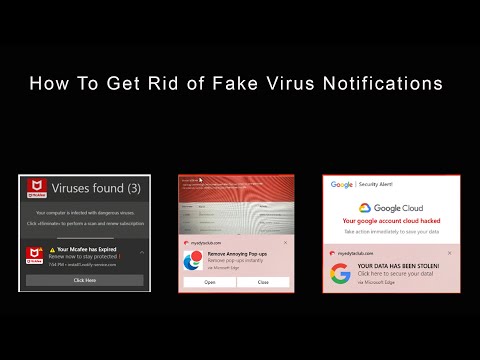 Get Rid of False McAfee Virus Popups