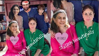 Sara Ali Khan Amrita singh with Saif Ali khan kareena party at home !Kareena Amrita love friendship