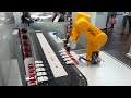 stäubli robot and beckhoff high speed linear actuator at hannover fair 2016