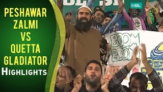 Match 17: Quetta Gladiators vs Peshawar Zalmi - Highlights