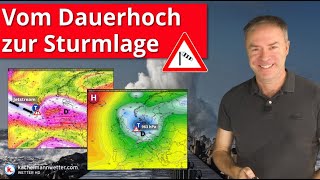 Wilde nächste Woche mit womöglich brisanter Sturmlage und Kaltlufteinbruch mit Schnee