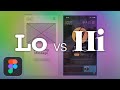What is Low Fidelity Wireframes vs High Fidelity Wireframes in Figma