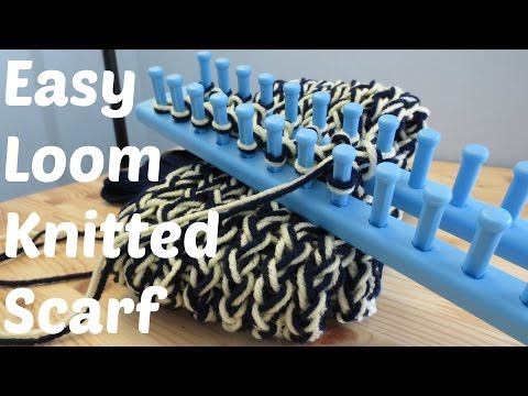 Easy Loom Knitted Scarf Easy Loom Knitted Scarf