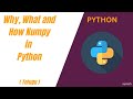 Why Numpy|What Numpy|How to install|Python|Telugu