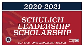 2020-21 SCHOLARSHIP ALERT: Schulich Leadership Scholarship