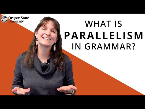 What is a parallel in poetry?