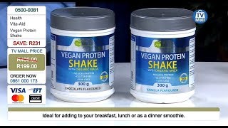 Vita-Aid Vegan Protein Shake (1 chocolate & 1 vanilla): 0500-0081
