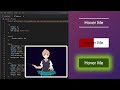 ASMR Programming - Button Hover Effects - No Talking