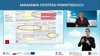 #Akademia Czystego powietrza 2023. 3. webinar dla Beneficjentów programu \