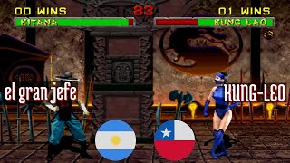 FT5 @mk2: el gran jefe (AR) vs KUNG-LEO (CL) [Mortal Kombat 2 Fightcade] Dec 20