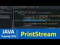 Java Tutorial #79 - Java PrintStream Class with Examples (File Handling)