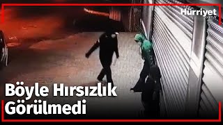 Esenyurt'ta İnanılmaz Görüntü! Küstah Hırsızlar Şişeye Taşla Karşılık Verdi!