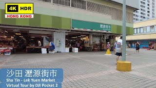 【HK 4K】沙田 瀝源街市 | Sha Tin - Lek Yuen Market | DJI Pocket 2 | 2022.06.10