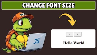 How to Change Font Size in Javascript