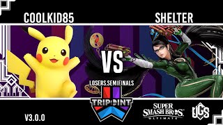 Tripoint Smash 218 - Losers Semifinals - CoolKid85(Pikachu) Vs. Shelter(Bayonetta)