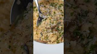 Triple Mushroom Truffle Risotto #shorts