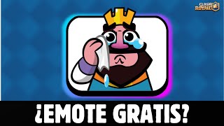 ¡EMOTE GRATIS! COMO TENER el EMOTE EXCLUSIVO del REY LLORANDO 2c2 | CLASH ROYALE TEMPORADA 67