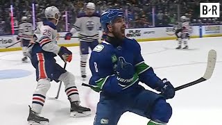 Canucks Score Twice in 1 Minute for Comeback Win vs. Oilers | 2024 Stanley Cup Playoffs
