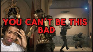 The Worst rainbow six siege player in the world (Funny Moments)