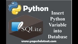 Inserting variables to database table - SQLite3 with Python 3 | Lecture 16 | Hindi