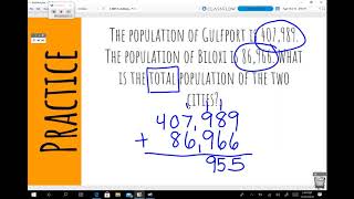 Math Grade 4 4.NBT.4 Adding and Subtracting Whole Numbers