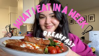 What I eat in a week: Breakfast| Drug Eggs, Bibimbap, Egg bites, and more!