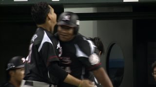 【プロ野球パ】デスパイネにもこの試合2本目となる第6号ソロホームランが飛び出す 2015/05/21 L-M