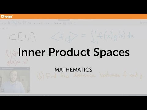Inner Product Spaces | Math | Chegg Tutors Inner Product Spaces | Math | Chegg Tutors