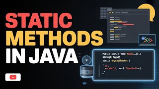 #31 Java Static Method Explained Beginner Tutorial with Real World Examples in Telugu