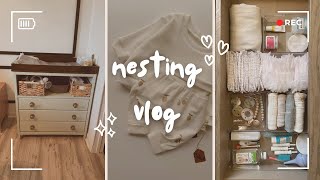 Nesting For Baby #2 🧸organization, cleaning, prepping