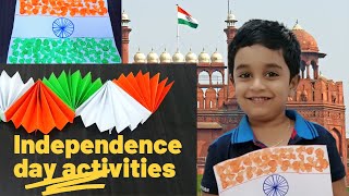 Independence Day activity Craft | Easy DIY Projects- Kindergarten | Craft Ideas for kids| JAP spot