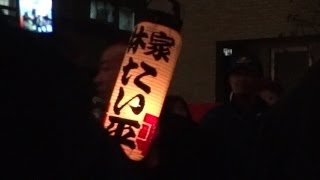 2013秩父夜祭　団子坂下の上町屋台と林家たい平師匠