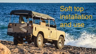 SenorBarbo Land Rover soft-tops installation and use