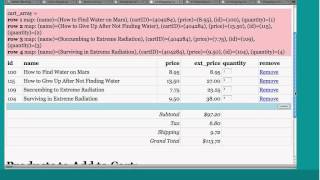 Lasso 8 Shopping Cart Arrays - from the free webinar